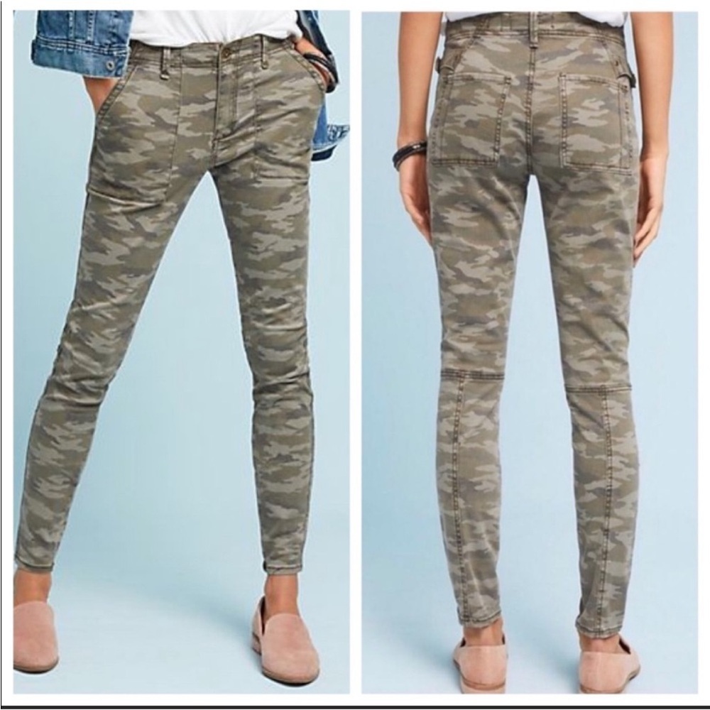 Anthropologie hei hei NWT camo jeans
